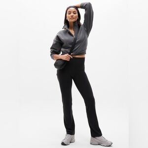 Athleta Ultra High Rise Straight Pant.  Large Petite.  Black. See remarks